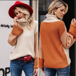 🌼Colorblock Sweater